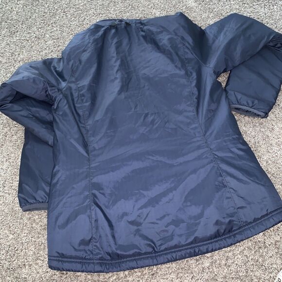 Adidas Outdoors Size Small Full Zip Blue Zipper Pockets Jacket Windbreaker Heavy - Picture 10 of 12